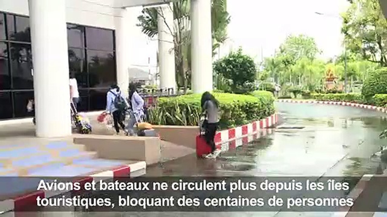 La tempête Pabuk isole les îles touristiques de Thaïlande
