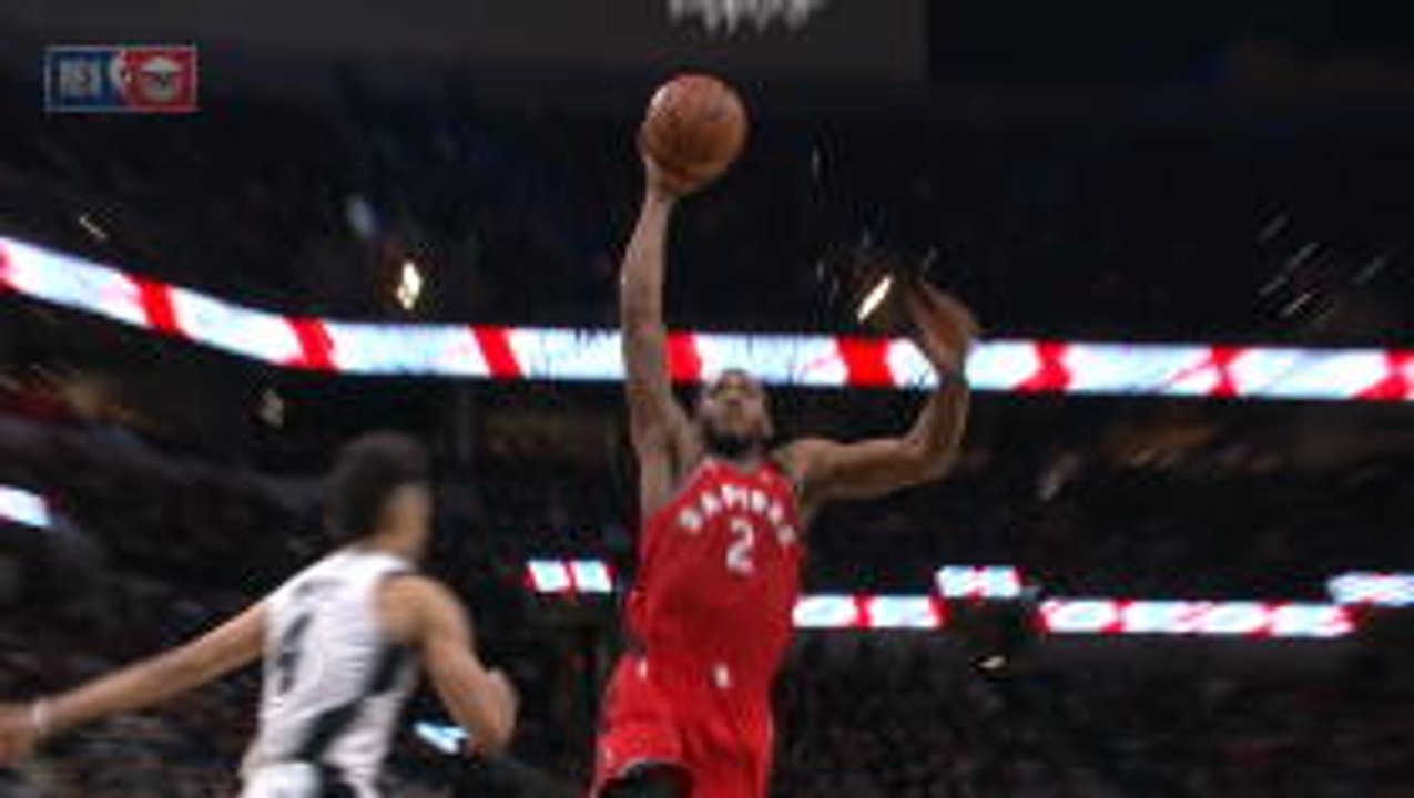 Kawhi booed by Spurs fans, responds with huge dunk