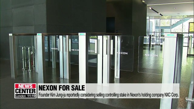 Founder of S. Korea's gaming giant Nexon reportedly to sell controlling stake in holding firm