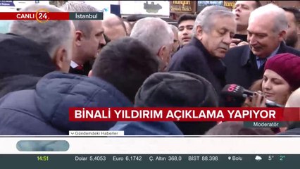 Binali Yıldırım açıklama yapıyor