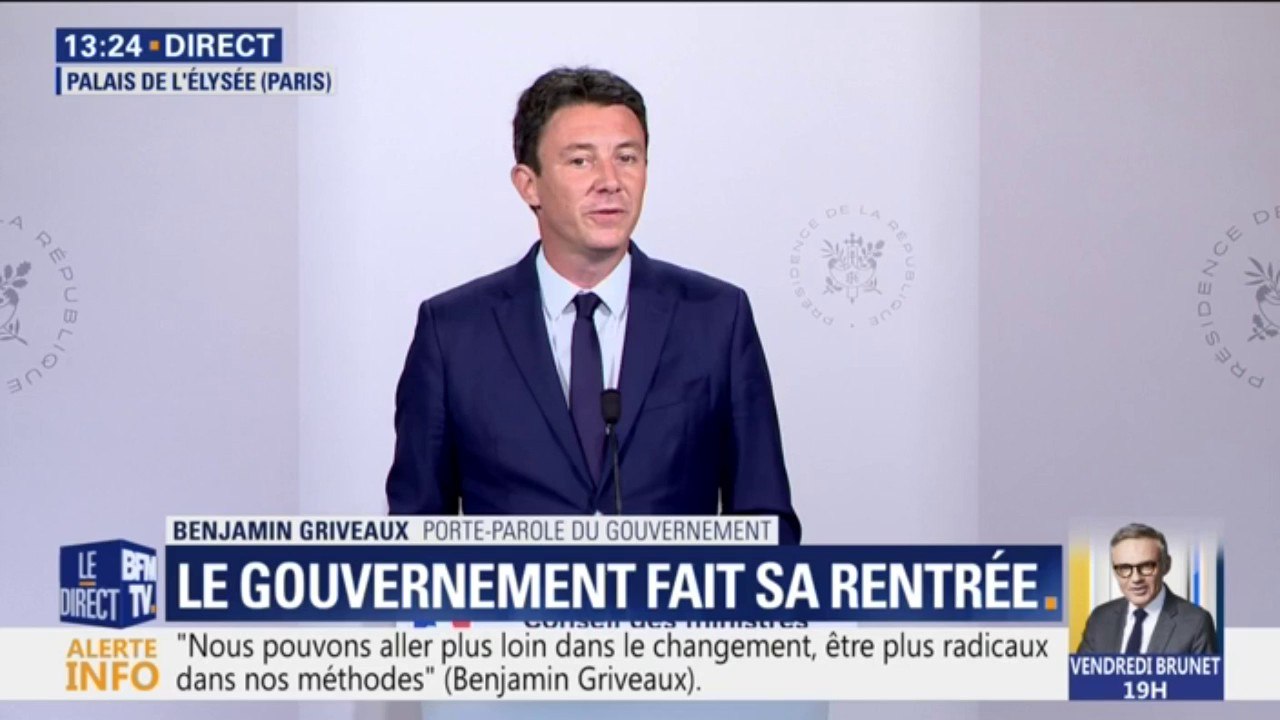 Benjamin Griveaux: "Nous devons aller plus loin dans le changement, être plus radicaux dans nos méthodes"