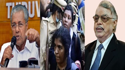 சபரிமலை போராட்டத்தில் பரபரப்பு | பினராயி விஜயனிடம் ஆளுநர் சதாசிவம் கோரிக்கை- வீடியோ