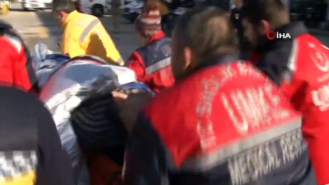 Kurtarılan mürettebat havalimanına getirildi