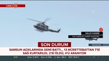 Samsun'da gemi battı
