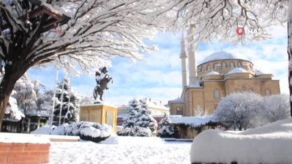 Kar Yağışı Sonrası Kırşehir Beyaza Büründü