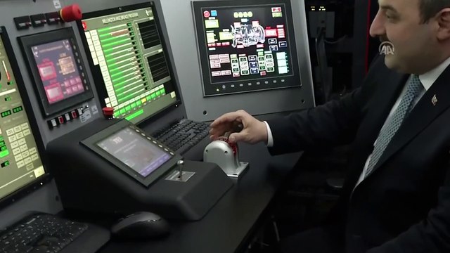 Varank, TUSAŞ Motor Sanayii AŞ'de, ilk milli helikopter motoru TS 1400'ün testini izledi - ESKİŞEHİR