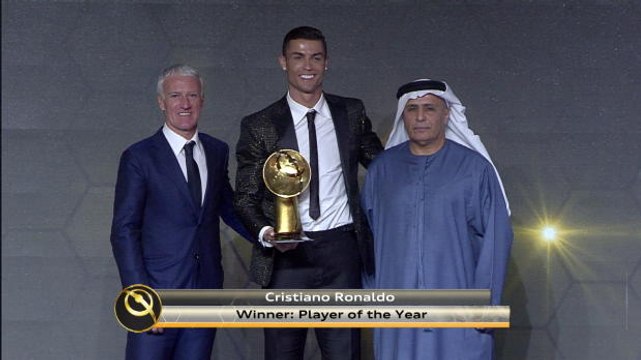 Ronaldo reflects on 'tough', 'unbelievable' year as he wins Best Player award