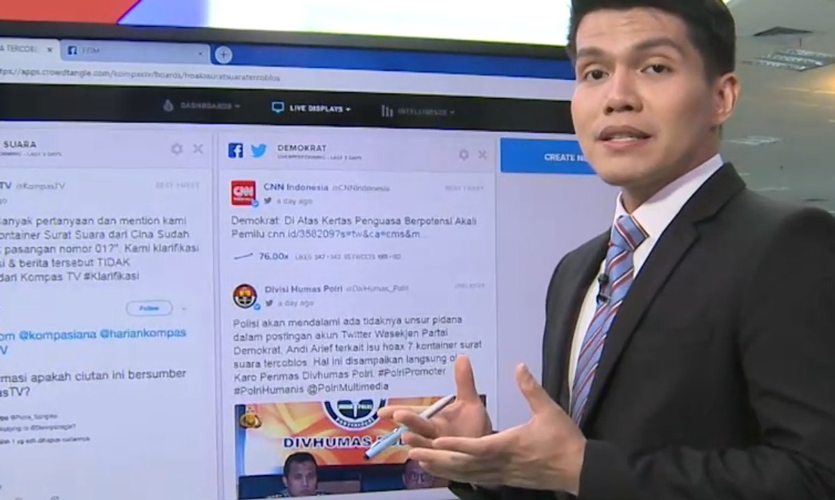 Hoaks Surat Suara Tercoblos Jadi Perbincangan Warganet