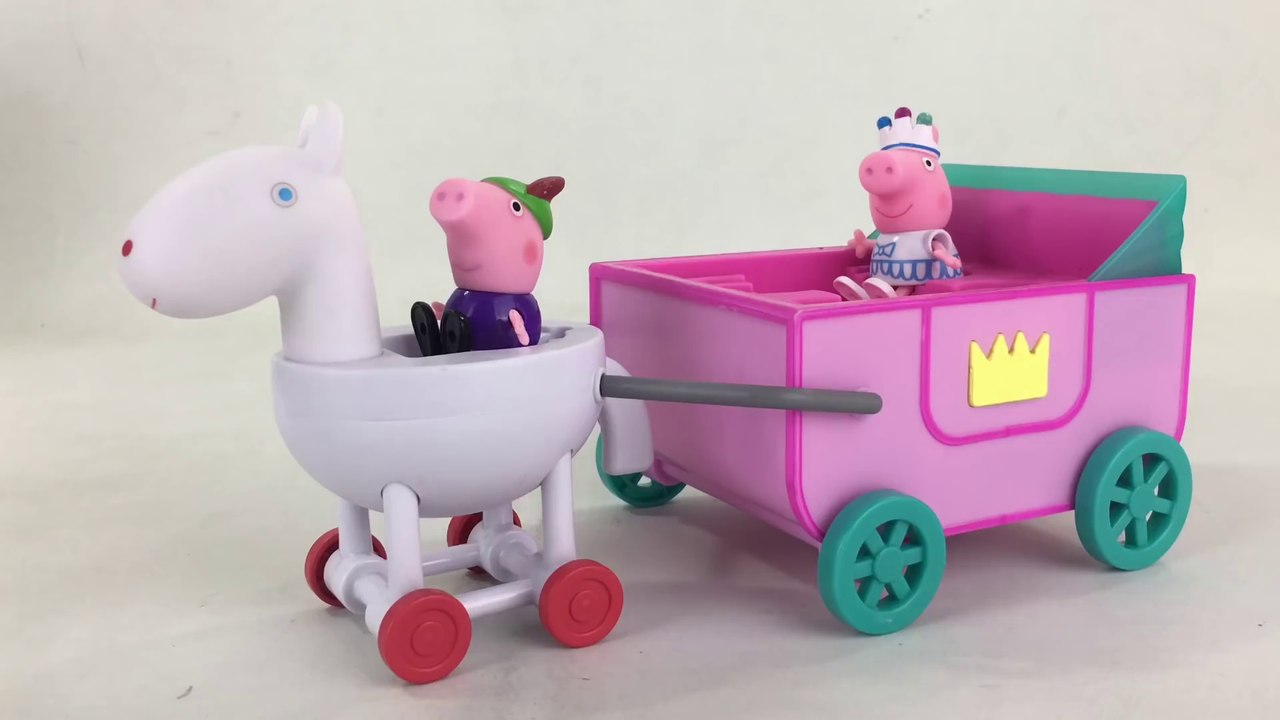Peppa PigプリンセスCarriage Vehicle with Figures Peppa Pig Princess Peppa's Carriage