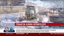 Trakya kara gömüldü