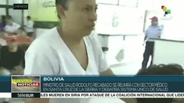 Gobierno y médicos bolivianos debatirán sobre Sistema Único de Salud