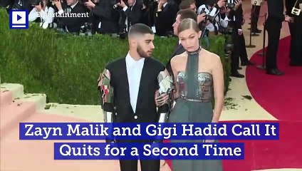 Zayn Malik, Gigi Hadid Call It Quits for a Second Time
