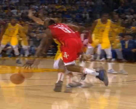 لقطة: كرة سلّة: هاردن يتخطى كوري ويسجّل في سلّة روكتس