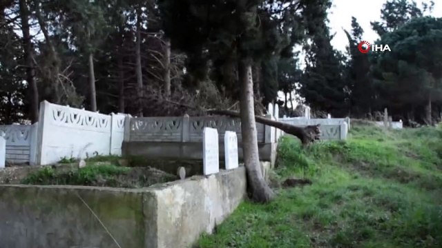 Fırtına çatıları uçurdu, ağaçları devirdi, minareyi yıktı