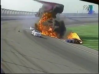 Brendan Gaughan & Gary Smith Huge Crash Fire | Nascar West 1999 Fontana