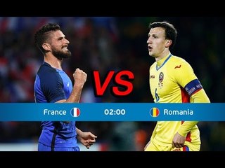 คุณคิดว่า...เปิดสนามยูโรนัดแรก ฝรั่งเศส - โรมาเนีย ใครจะประเดิมชัยแรก