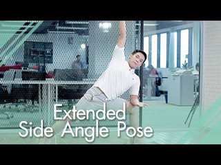 โยคะ ประจำวันกับ "ครูเอก โยคะ" ท่า Extended Side Angle Pose
