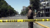 Explosão em ponto de ônibus no Chile
