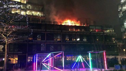 Fire tears through The Ivy in Manchester