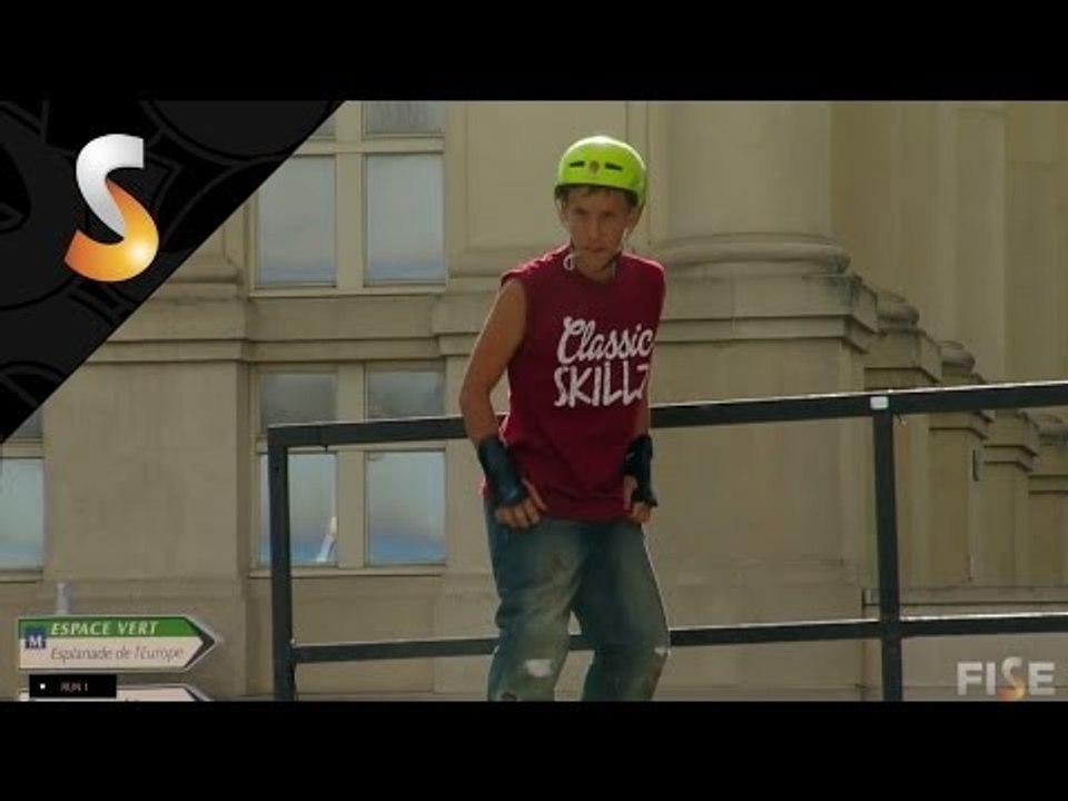 Yuma Baudoin - 2nd Final Roller Slopestyle - FISE World Montpellier 2014