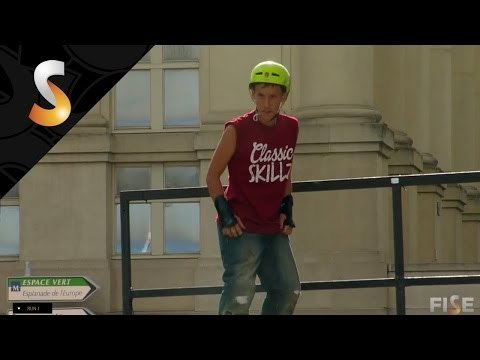 Yuma Baudoin - 2nd Final Roller Slopestyle - FISE World Montpellier 2014