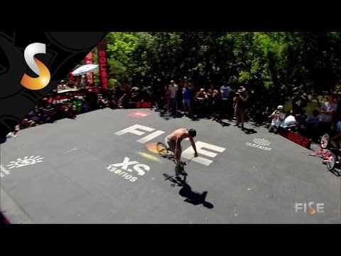Alexandre Jumelin - 1st Final BMX Flat - FISE World Montpellier 2014