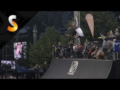 Michael Beran - 3rd Final BMX Spine - FISE World Andorra 2014
