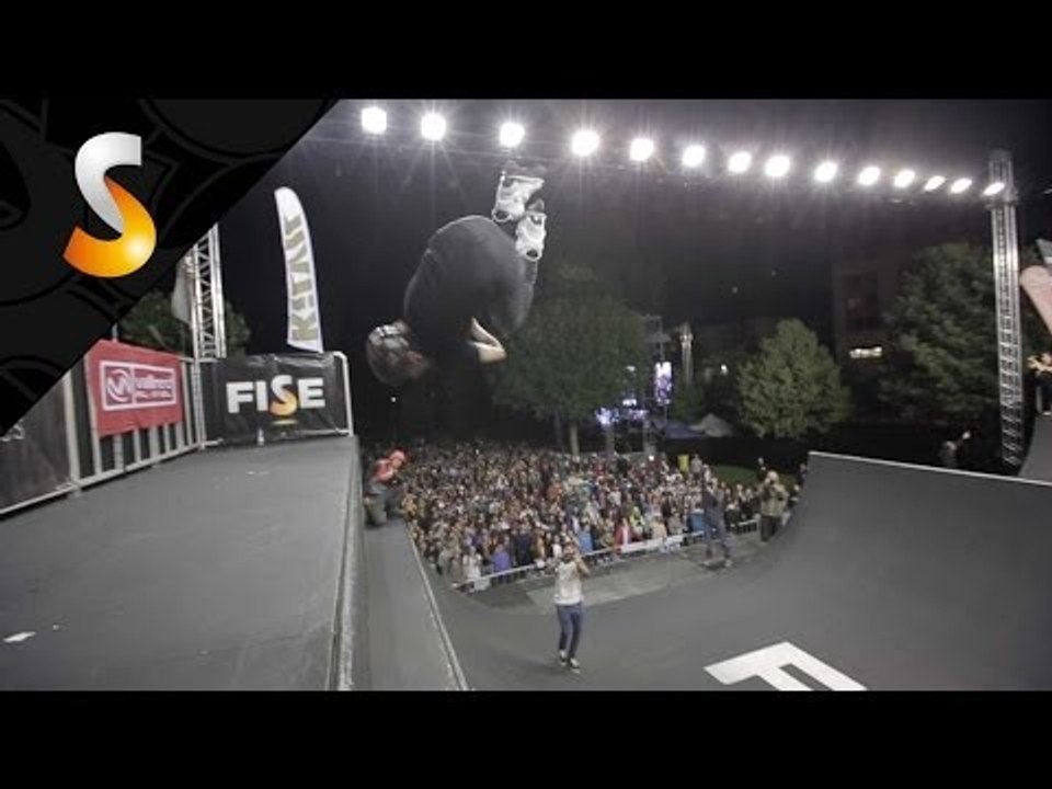 Julien CUDOT - 1st Final Roller Spine  - FISE World Andorra 2014
