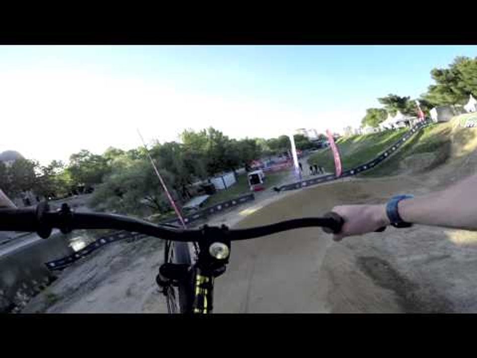 GoPro Course Preview - MTB Slopestyle Sam PILGRIM - FISE World Montpellier 2015