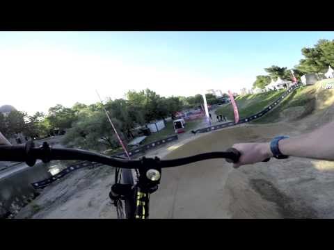 GoPro Course Preview - MTB Slopestyle Sam PILGRIM - FISE World Montpellier 2015
