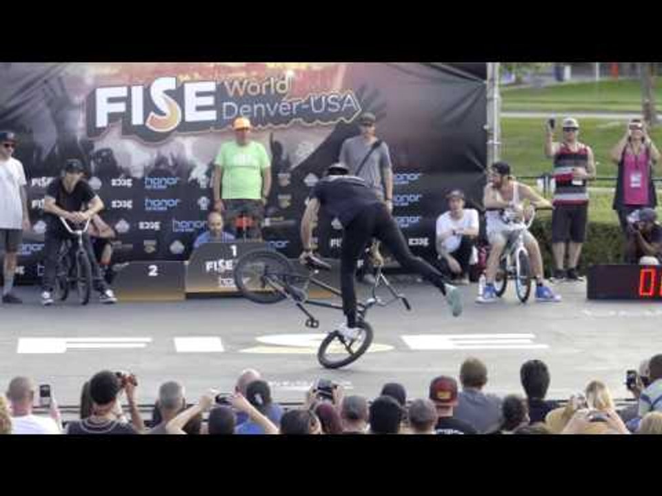 Matthias Dandois - 1st Final BMX FLAT - FISE World Denver 2016