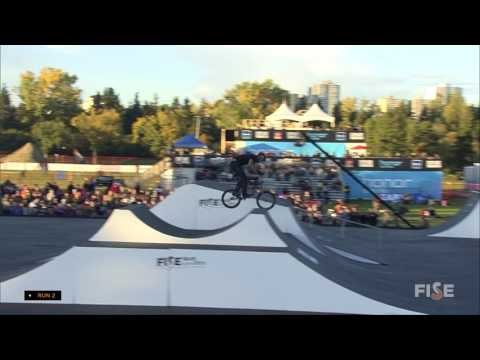 Nick Bruce - 2nd Final UCI BMX Freestyle Park World Cup - FISE World Edmonton 2016