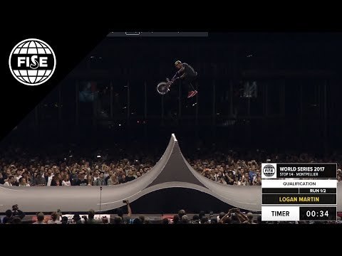 Logan MARTIN - 1st qualif BMX Spine - FISE Montpellier 2017