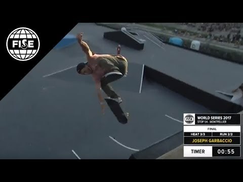 Joseph GARBACCIO 1st Final Skate FISE Montpellier 2017