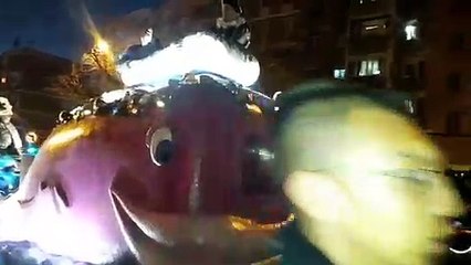 Los Reyes Magos llegan a Ciudad Lineal con un Baltasar pintado de negro