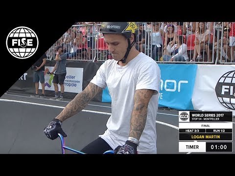 Logan martin - 1st FINAL UCI BMX FREESTYLE PARK - FISE Montpellier 2017