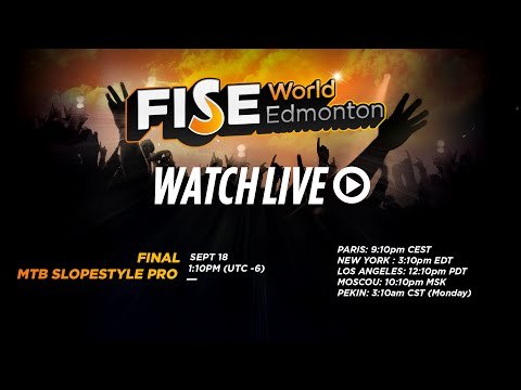 Final Mountain Bike Slopestyle Pro - FISE World Edmonton 2016