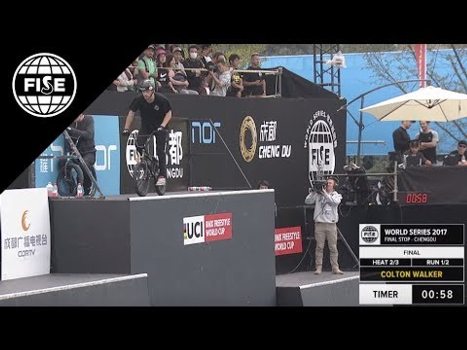 Colton Walker: 3rd Final UCI BMX Freestyle Park World Cup - FISE World Series Chengdu