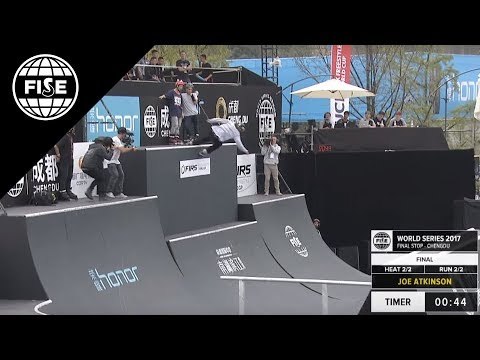 Joe Atkinson: 2nd Final FIRS Roller Freestyle Park World Cup - FISE World Series Chengdu
