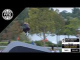 Romain GODENAIRE 1st semi final FIRS ROLLER freestyle park world cup FISE budapest 2017
