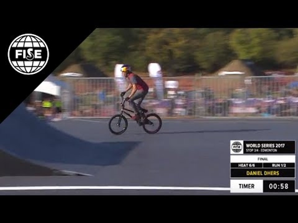 Daniel Dhers: 1st Final UCI BMX Freestyle Park World Cup - FISE World Series Edmonton 2017