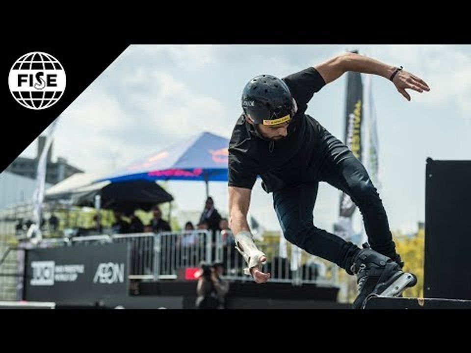 Julien Cudot  | 3rd Final World Skate Roller Freestyle Park Cup - FISE Hiroshima 2018
