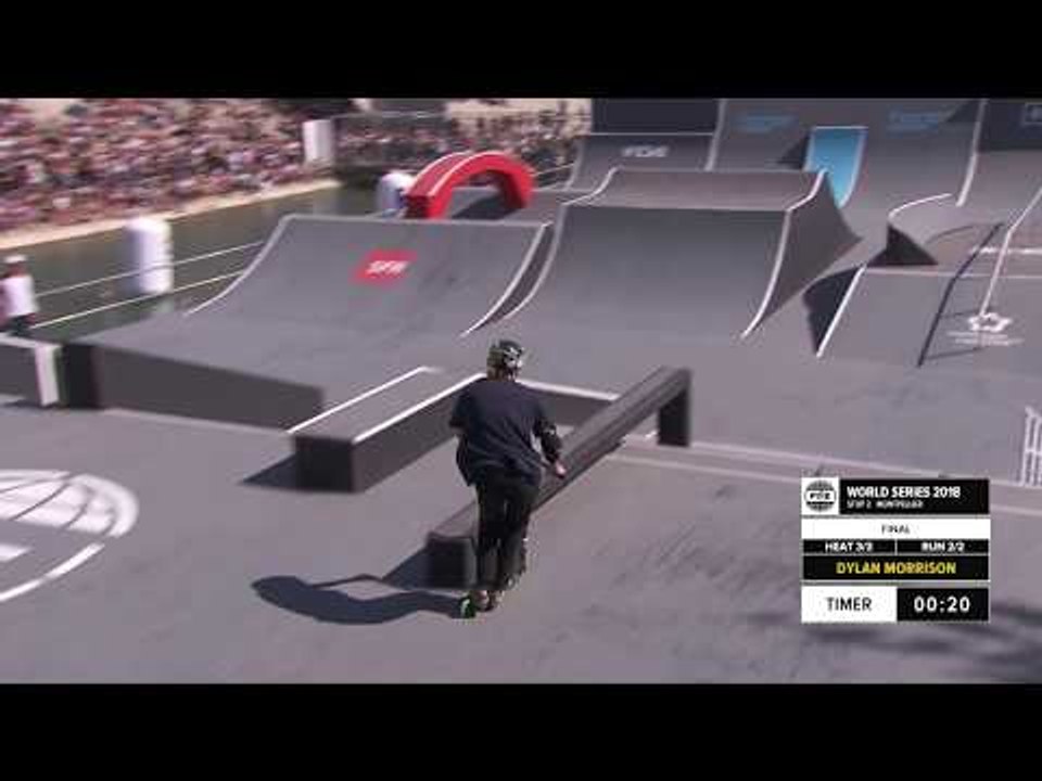 Dylan Morrison | 3rd Scooter Freestyle Park Final -  FISE World Series Montpellier 2018