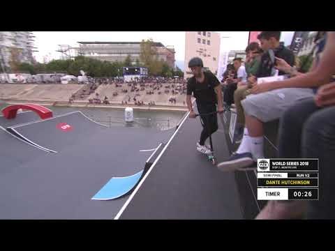 Dante Hutchinson | 1st Semi Final Scooter Freestyle Park - FISE Montpellier 2018