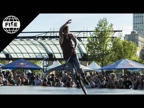 Jean William Prevost 2nd Place - UCI BMX Flatland World Cup Final | FISE Edmonton 2018