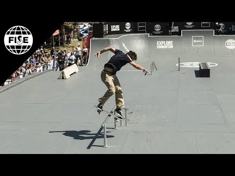 Joseph Garbaccio 3rd Place - Skateboard Street | FISE World Series Edmonton 2018