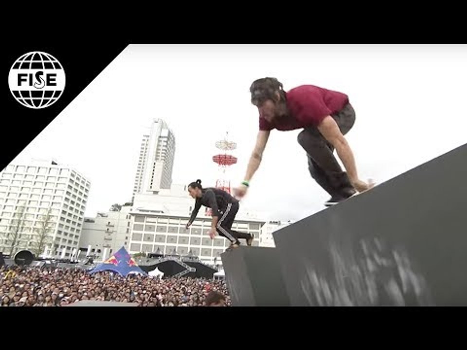 Chris Harmat | 3rd Final FIG Parkour World Cup Speed run - FISE Hiroshima 2018