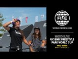 FWS MONTPELLIER 2018: UCI BMX FREESTYLE PARK WORLD CUP WOMEN FINAL