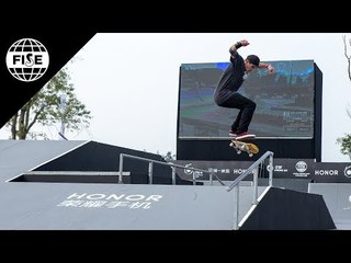 Richard Tury 1st Place - Skateboard Street Semi Final | FISE World Series Chengdu 2018