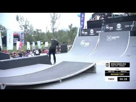 Richard Tury 1st Place - Skateboard Street Final | FISE World Series Chengdu 2018